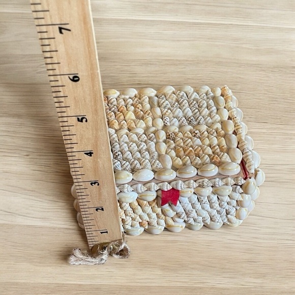 Vintage Hand Crafted Embellished Wood box Various Shapes-Sizes Sea Shells. - Picture 6 of 10